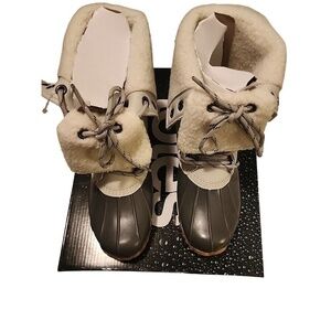 Totes Duck Boots‎ Waterproof Insulated Winter Rain Snow Boots Gray Size 7